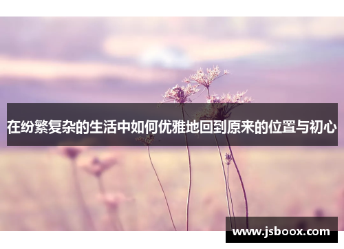 在纷繁复杂的生活中如何优雅地回到原来的位置与初心